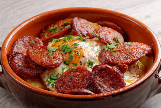 Chorizo with Fried Eggs