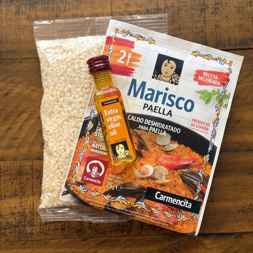 Kit Paella au riz aux fruits de mer Carmencita 255 g