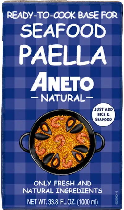 Aneto Seafood Paella Broth 1 litre