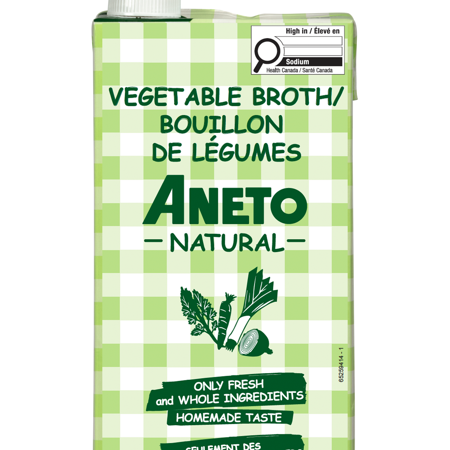 Aneto 100% Natural Vegetable Broth 1 litre