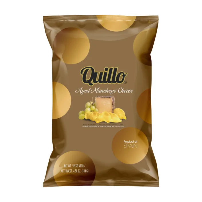 Quillo Aged Manchego Cheese chips 130 g