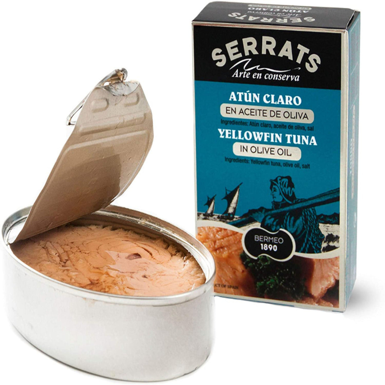 Poitrine de Thon Blanc Bonito Serrats à l'Huile d'Olive 120 g