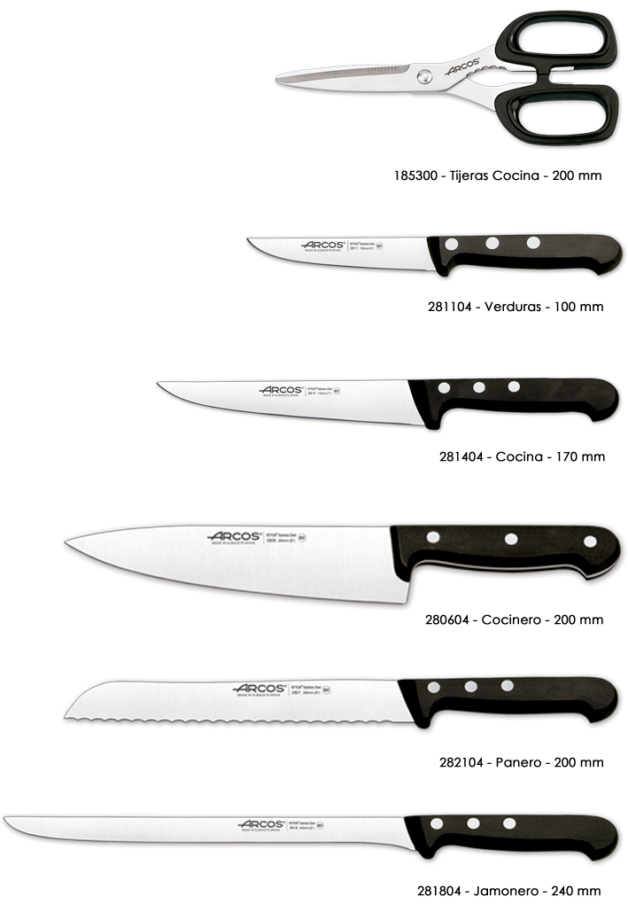 Arcos Universal 6-Piece Knife Set
