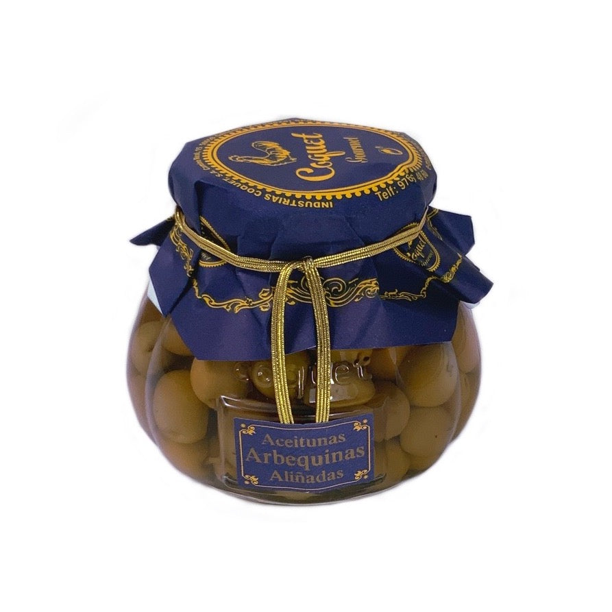 Olives vertes entières à saveur d'anchois La Explanada, manzanilla