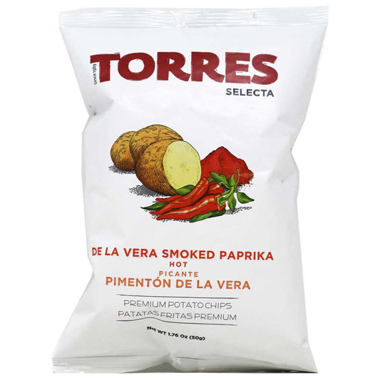Torres Selecta  Hot Smoked Paprika de la Vera Premium Potato Chips 150 g
