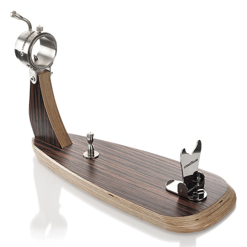 Steel Blade Essence Ebony Oval Suction Ham Holder | Iberian Ham | Spanish Imports Gourmet Grocery Food Shop Online The Spanish Store