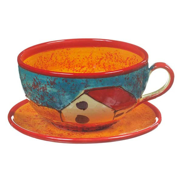 Antonio Ortiz Cup and Saucer, Handmade Ceramics from Spain, The Spanish Store, Shop Spanish products online, Toronto Ontario Hamilton Ontario