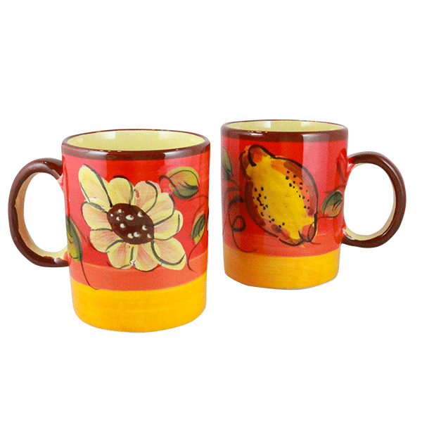 Antonio Ortiz 2-Piece Mug Set, Handmade Spanish Ceramics, , The Spanish Store, Shop Spanish products online, Toronto Ontario Hamilton Ontario