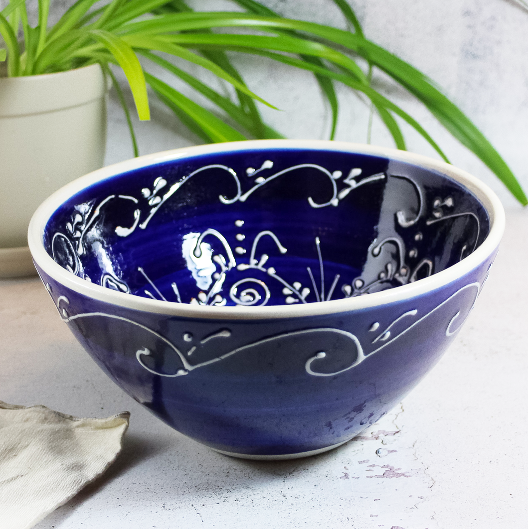 Ceramic Antonio Ortiz Gazpacho Bowl 21 cm