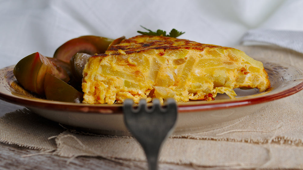 Dantza Spanish Omelette Mix (Tortilla) with Olive Oil and Onions 660 g glass jar