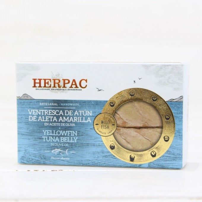 Herpac Yellowfin Tuna Belly in Olive Oil 120 g