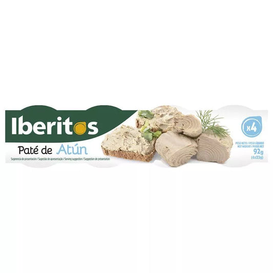 Iberitos Tuna Pate 4 x 23 g Pack