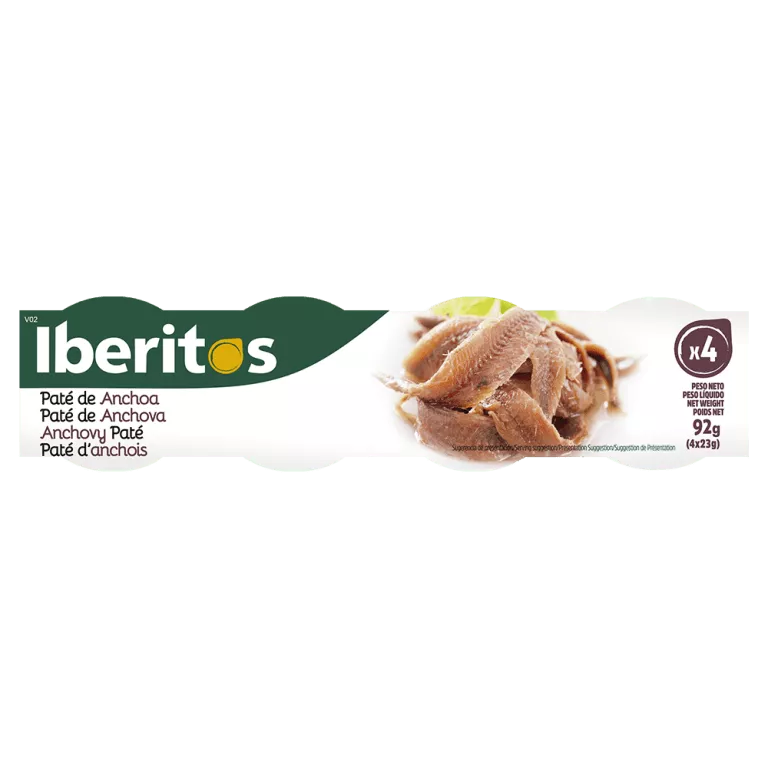 Iberitos Anchovy Pate 4 x 23 g Pack