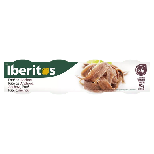 Iberitos Anchovy Pate 4 x 23 g Pack