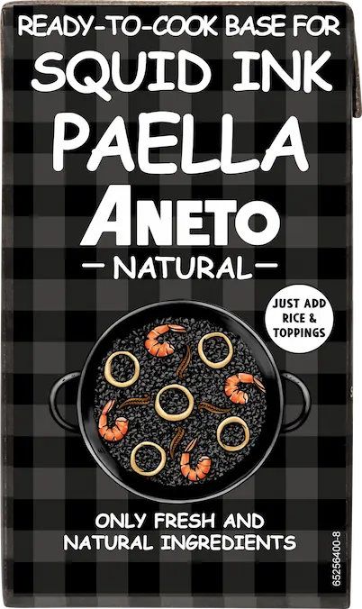 Aneto Black Rice Paella Broth 1 litre