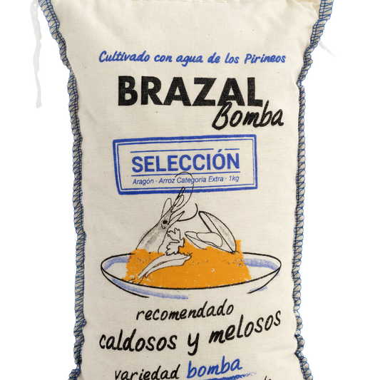 Brazal Bomba Rice in textile bag 1 kg