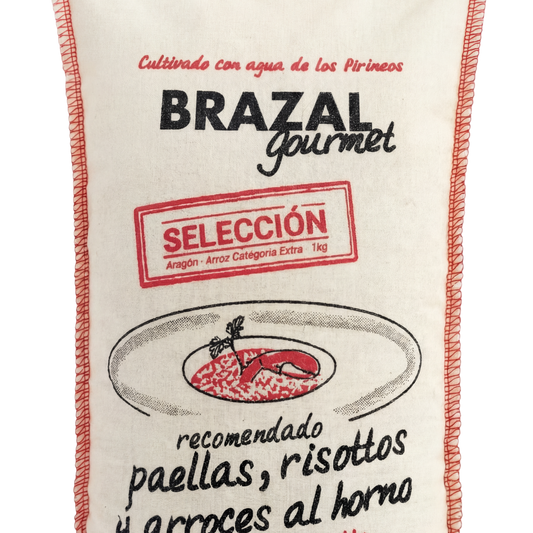 Brazal Round Rice in textile bag 1 kg