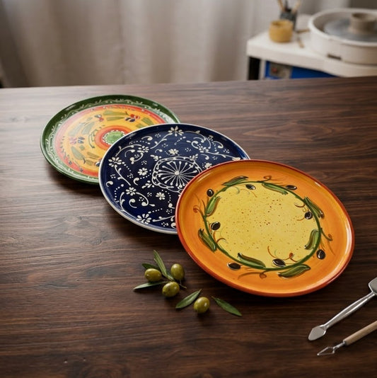 Grande assiette à pizza Antonio Ortiz