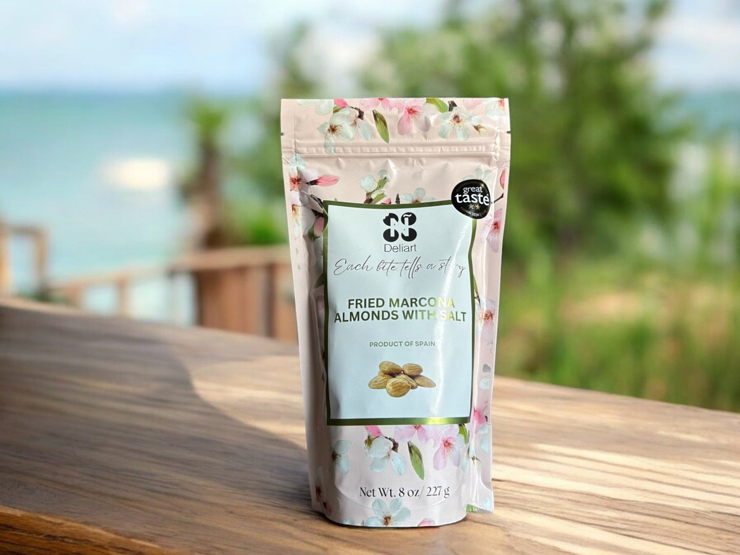 Deliart Fried Marcona Almonds with salt 227 g