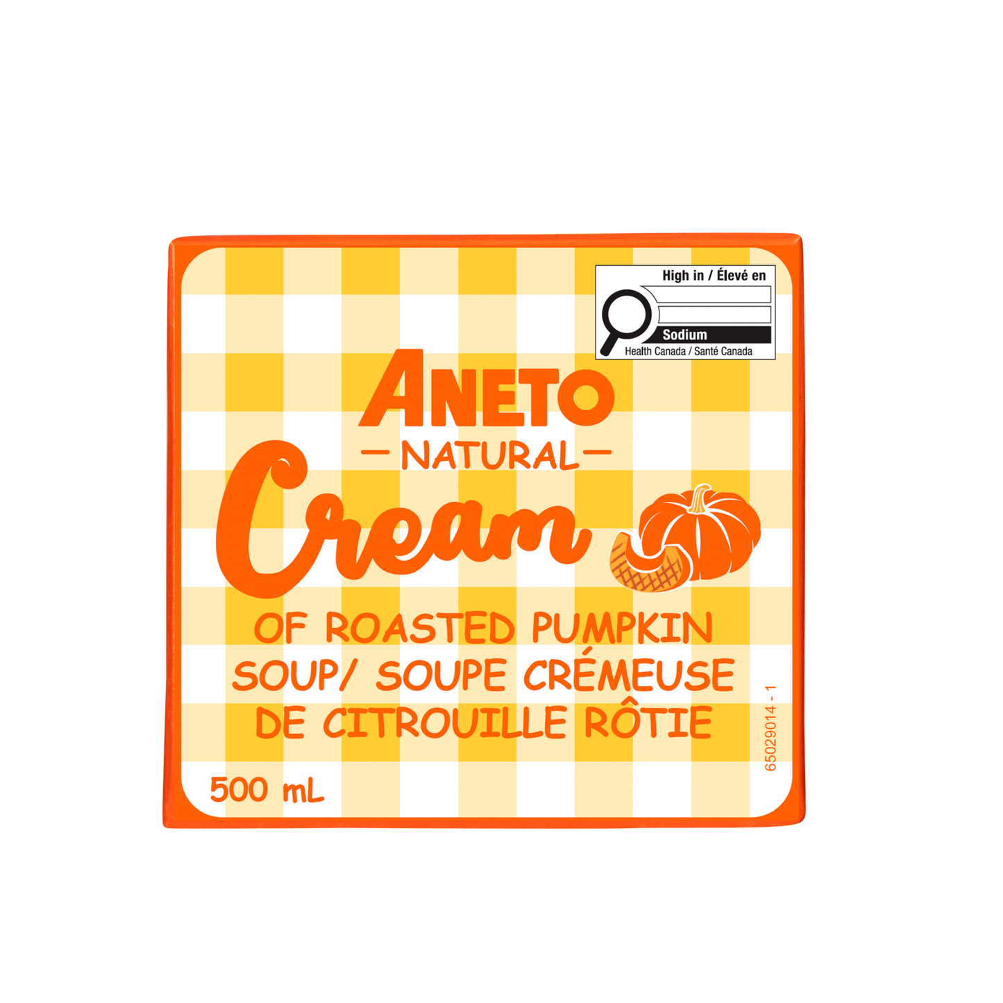 Aneto  100% Natural Roasted Pumpkin with Vegetables Cream 500 ml