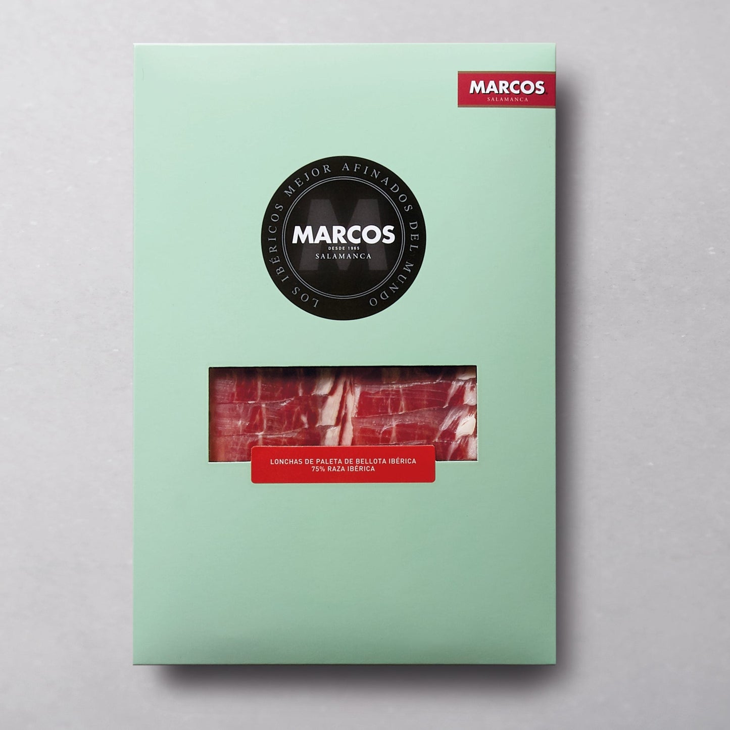 Marcos Iberian Acorn-Fed Shoulder Presliced Gourmet, 75% Iberian 70 g