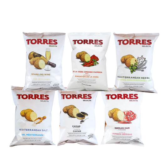 Torres Spanish Gourmet Chips Selection -6 flavours