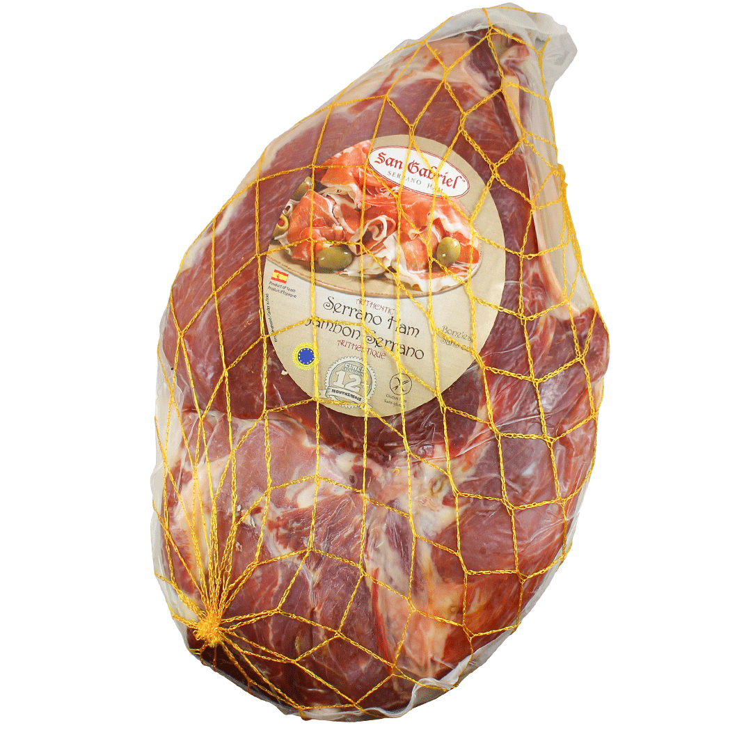 Boneless, dry-cured 16+ months serrano ham Gran Reserva | The Spanish Store Shop Online