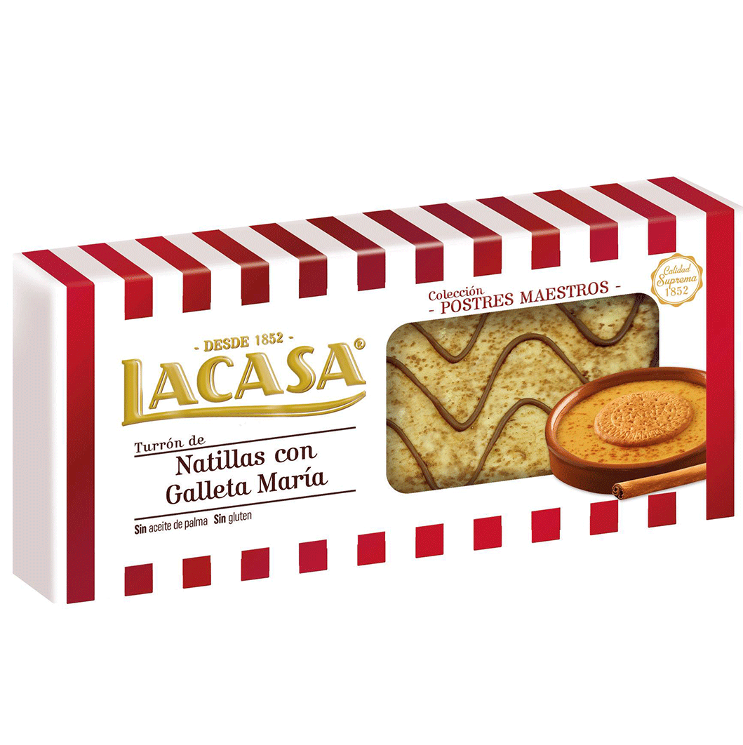 Lacasa Custard with Maria Cookie Nougat 200 g