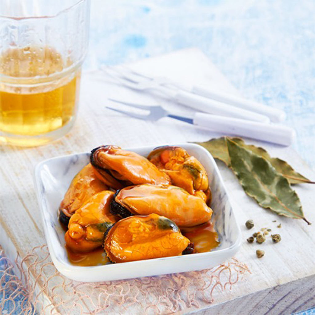 Los Peperetes Mussels in Pickled Sauce |  Spanish Seafood Conservas available for delivery in Canada | Shop Online The Spanish Store 