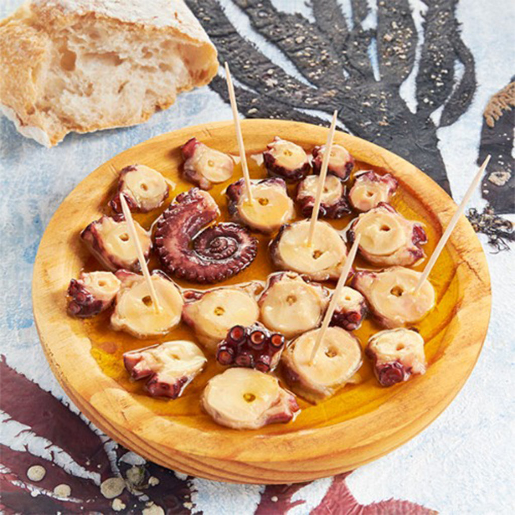 Los Peperetes Octopus in Olive Oil |  Spanish Seafood Conservas available for delivery in Canada | Shop Online The Spanish Store 