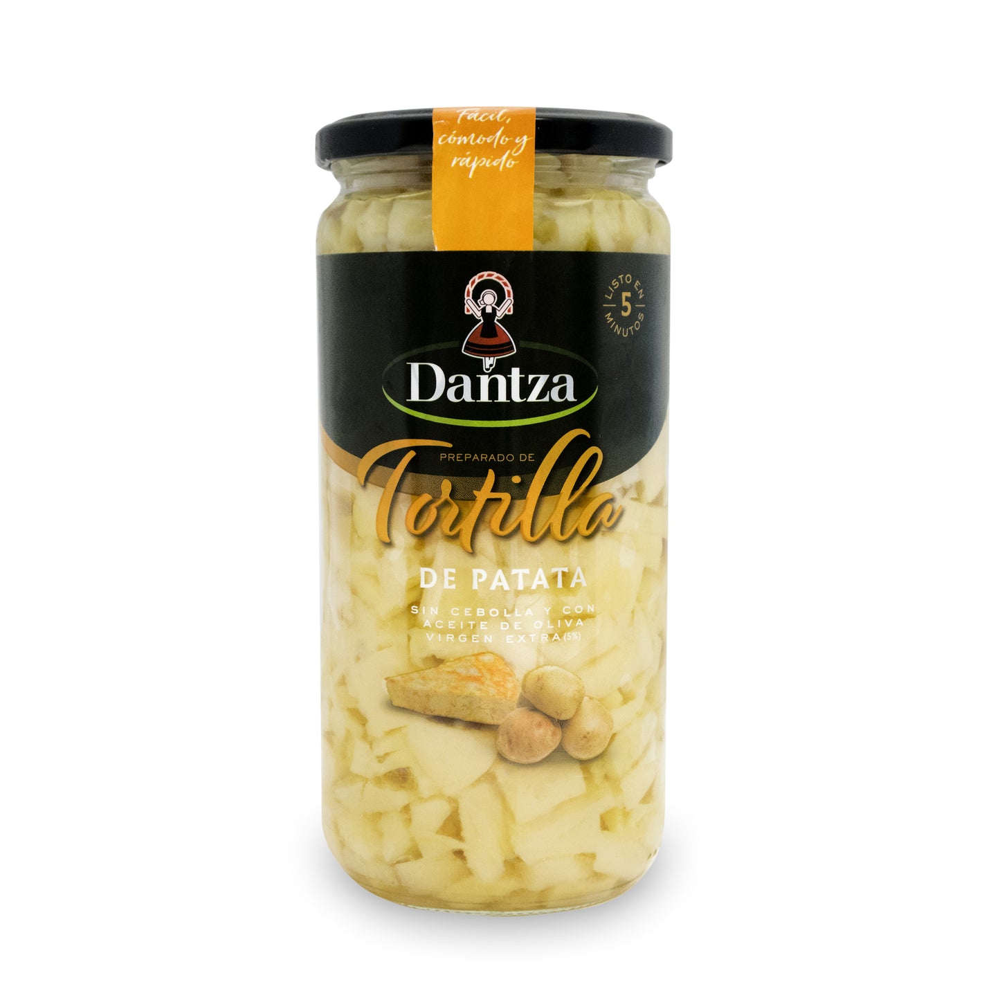 Dantza Spanish Omelette Mix (Tortilla) with Olive Oil 660 g glass jar