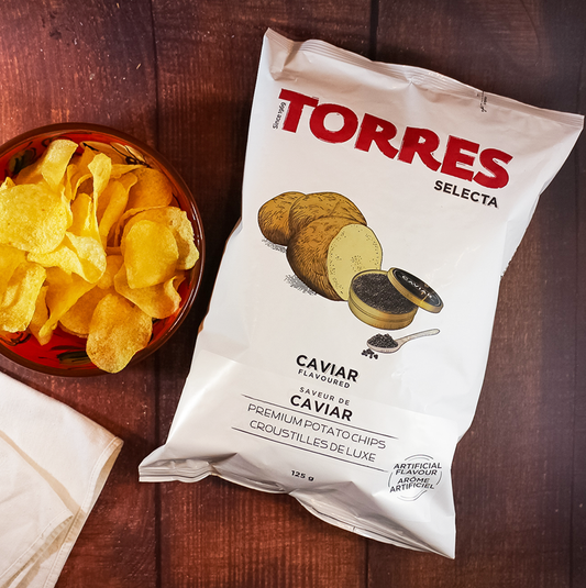 Torres Selecta Caviar Premium Potato Chips from Spain | Spanish Imports Gourmet Grocery Food Shop Online The Spanish Store | Torres Chips in Toronto Ontario