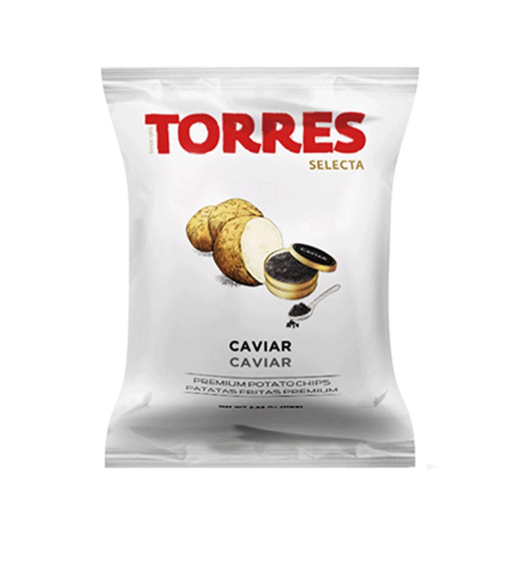 Torres Selecta Premium Potato Chips Caviar Flavour | Shop Online in Canada for Spanish Imports | Torres chips Toronto Ontario