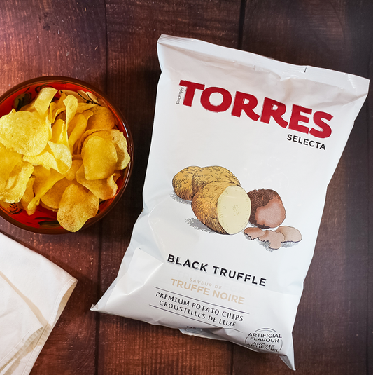 Torres Selecta Black Truffle Premium Potato Chips| Spanish Imports Gourmet Grocery Food Shop Online The Spanish Store | Torres Chips in Toronto Ontario