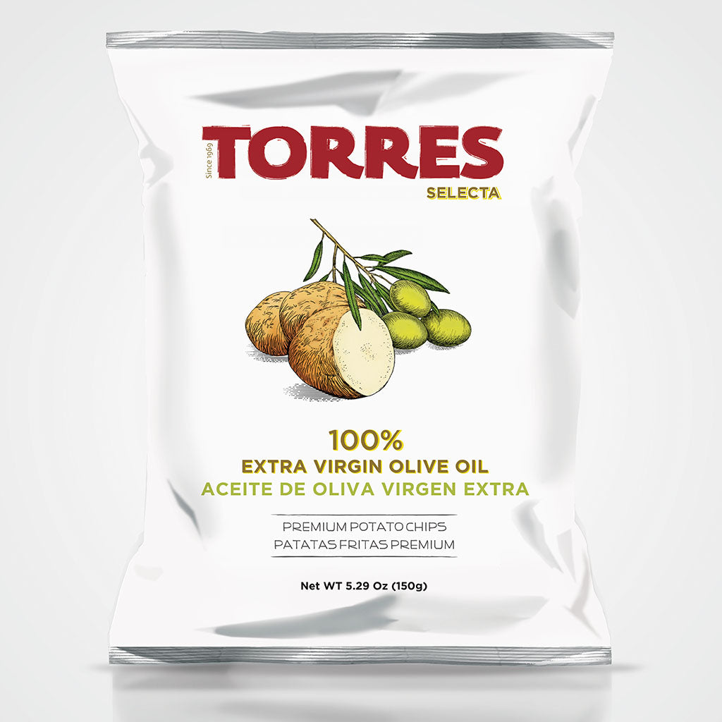 Torres Selecta 100% Extra Virgin Olive Oil Premium Potato Chips | Spanish Imports Gourmet Grocery Food Shop Online The Spanish Store | Torres Chips Toronto