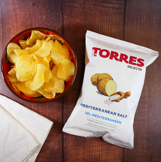 Torres Selecta Mediterranean Sea Salt Premium Potato Chips 50 g