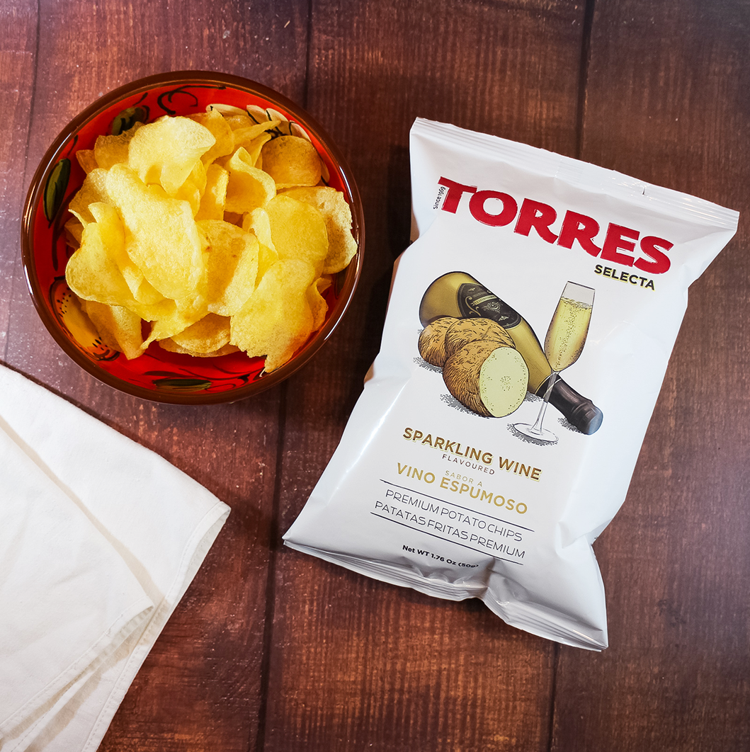 Torres Selecta Potato Chips Sparkling Wine Flavoured | Shop online in Canada for Spanish food products and imports | Torres Chips Toronto, Ontario - Shop Online