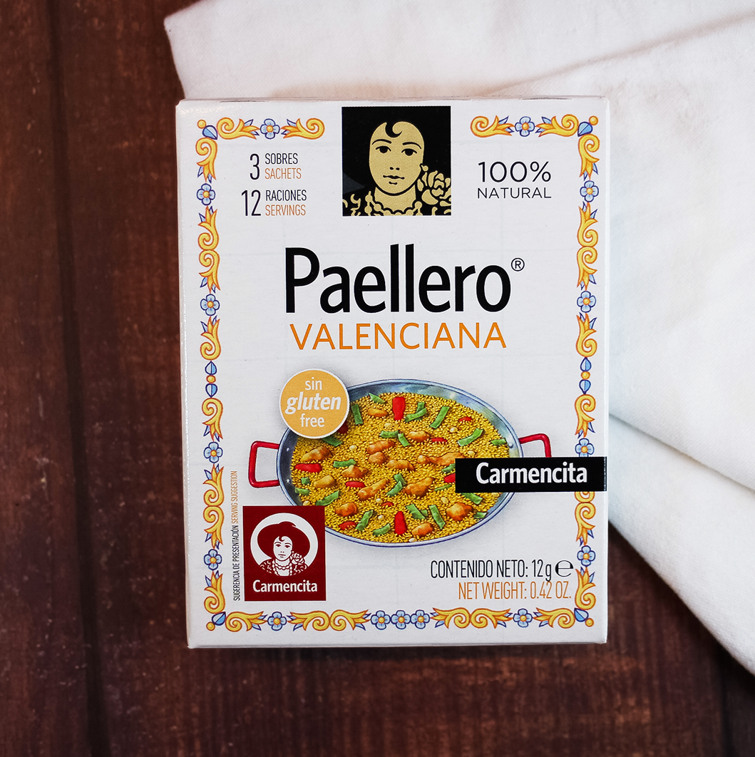 Carmencita Valencian Paellero Mix | Sachets and spice mixes to make Spanish Valencian Paella easily at home | The Spanish Store Imports delivered