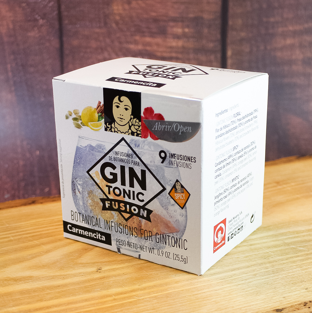 Carmencita Gintonic Fusion Botanicals Mix, Make gin tonic at home with Spices and Seasonings | Spanish drinks shop online Canada