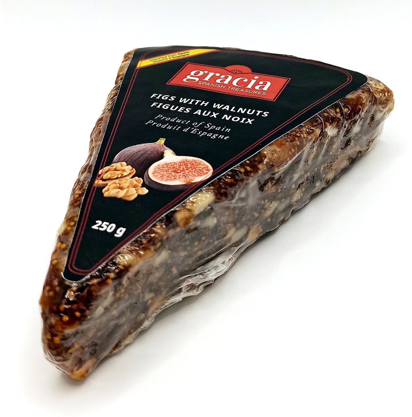 Gracia Variety Fig Cakes, Fig with Almonds, Fig with Walnuts and Date with Almonds (3 Pack)