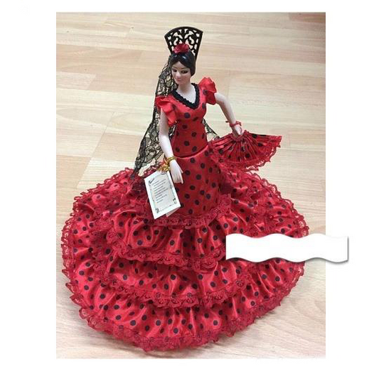 Flamenco Ceramic Doll