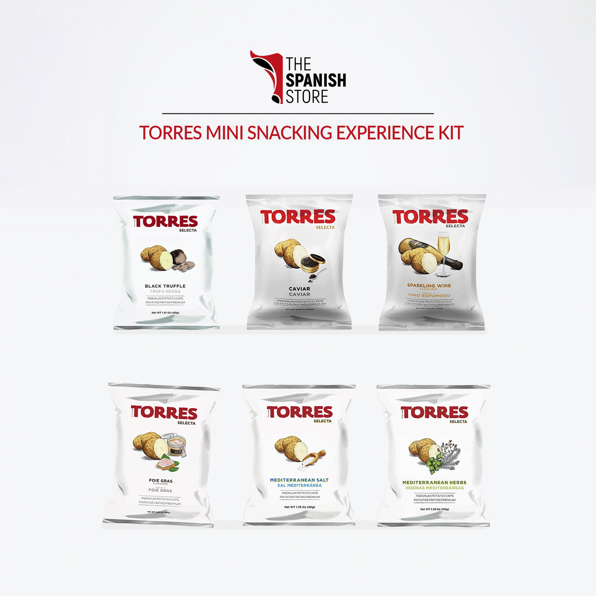 Torres Selecta Premium Potato Chip from Spain Snacking Kit | Spanish Imports Gourmet Grocery Food Shop Online The Spanish Store