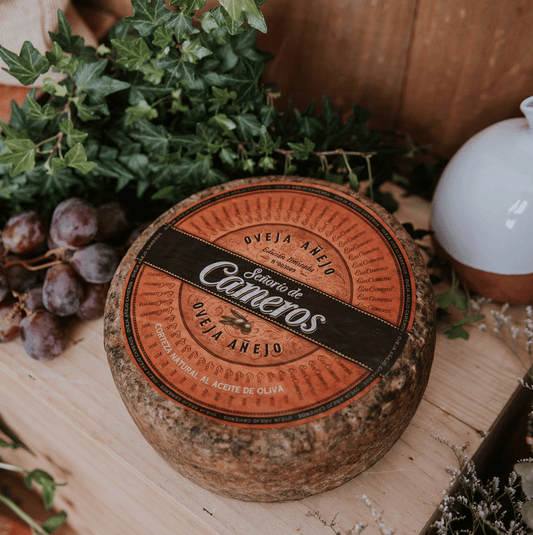 Señorio de Cameros Sheep Cheese Cured 12 months 2.5kg approx. Spanish cheese | Spanish Imports Gourmet Grocery Food Shop Online The Spanish Store