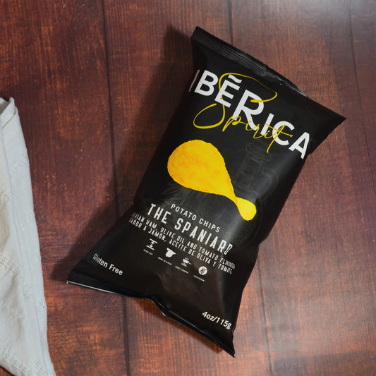 Iberic Chips Spaniard Flavour (Ham, Tomato, Olive) Chips Thick Cut 115 g