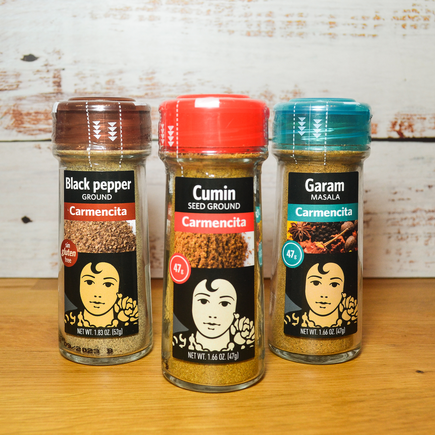 Indian Selection of Spices -  Set of 3